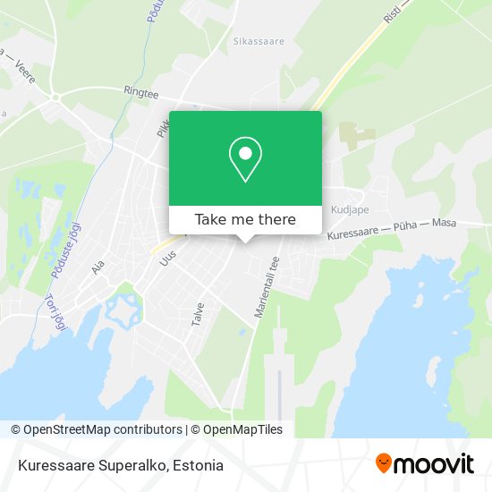 Kuressaare Superalko map