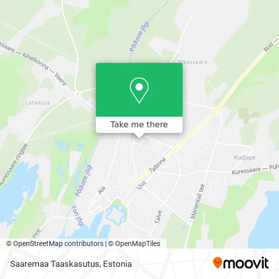 Карта Saaremaa Taaskasutus