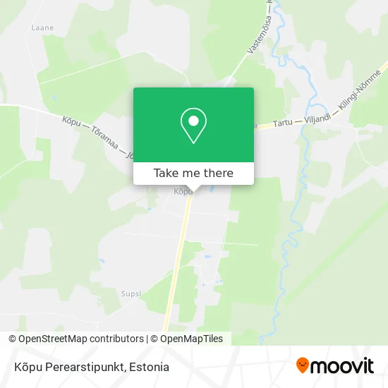 Карта Kõpu Perearstipunkt