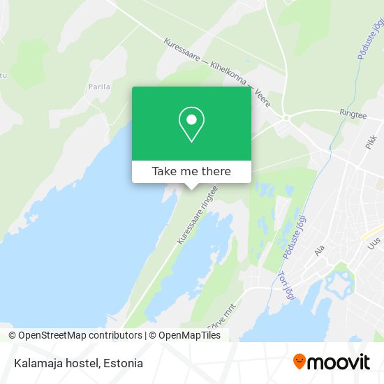 Kalamaja hostel map