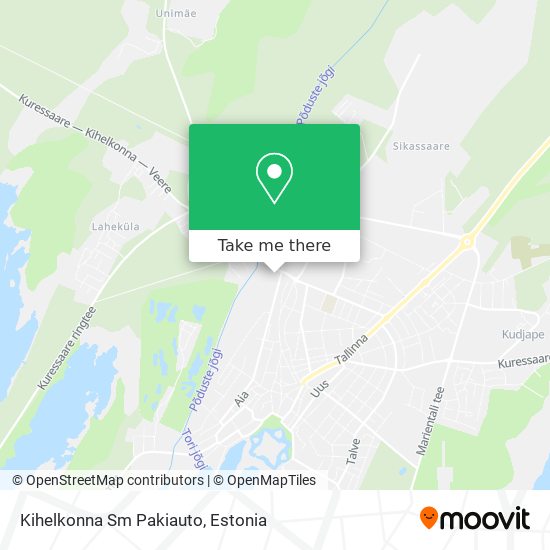 Kihelkonna Sm Pakiauto map