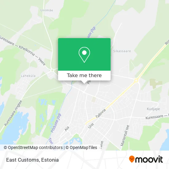 Карта East Customs