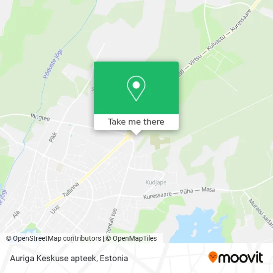 Карта Auriga Keskuse apteek