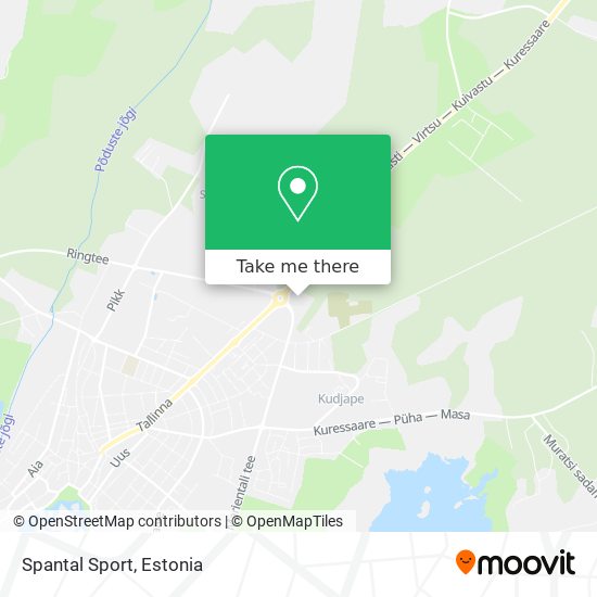 Карта Spantal Sport