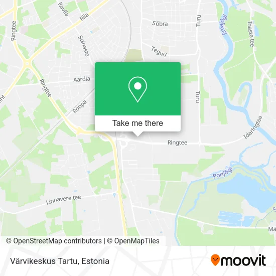 Värvikeskus Tartu map