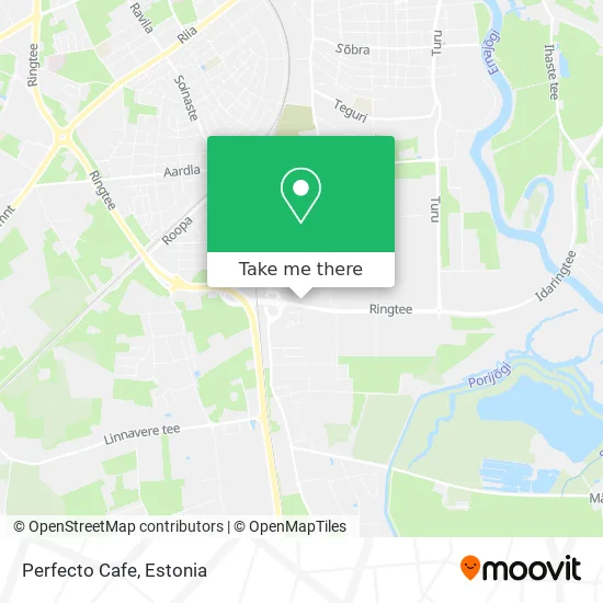 Карта Perfecto Cafe