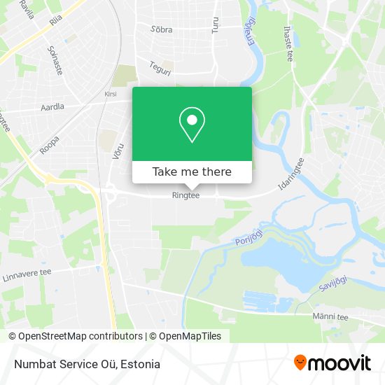 Numbat Service Oü map