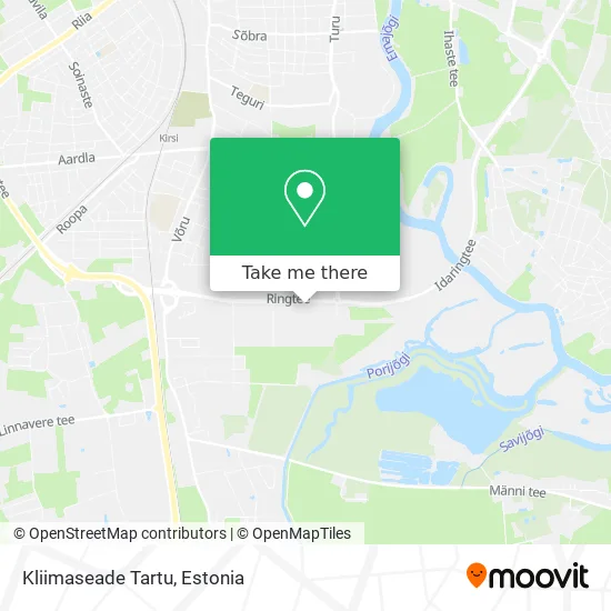 Карта Kliimaseade Tartu