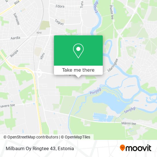 Milbaum Oy Ringtee 43 map