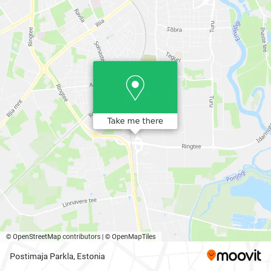 Карта Postimaja Parkla