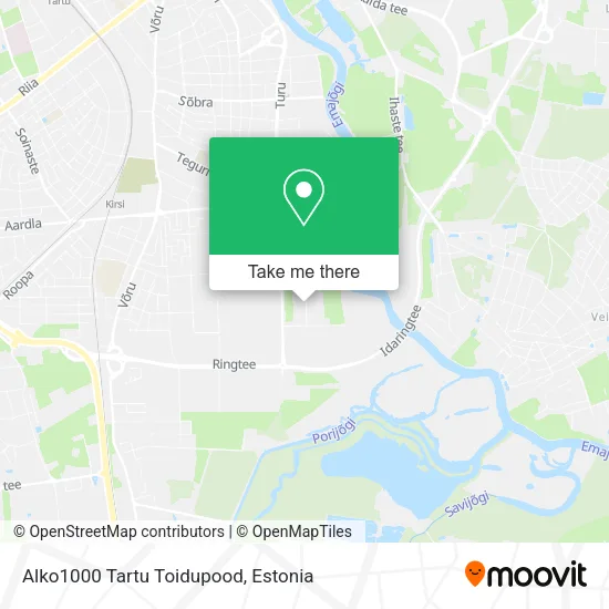 Карта Alko1000 Tartu Toidupood