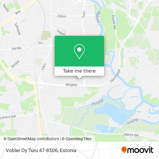 Карта Vobler Oy Turu 47-8506
