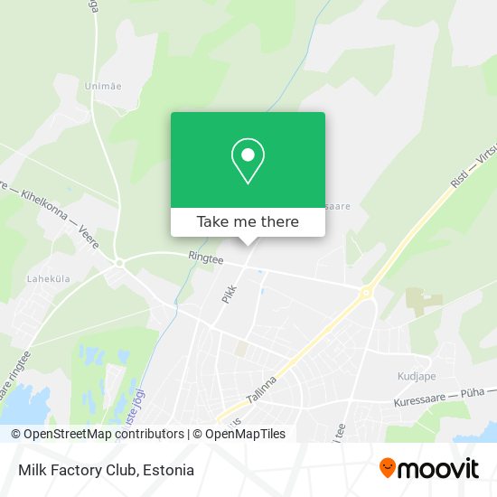 Milk Factory Club map