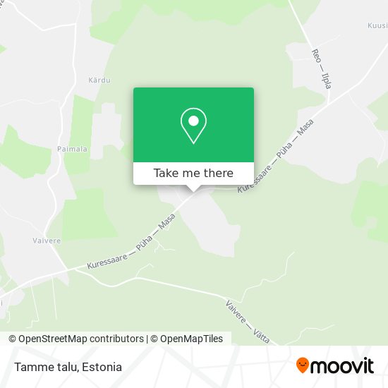 Tamme talu map