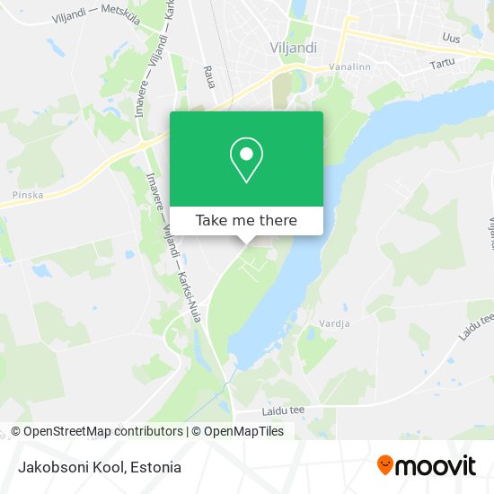 Jakobsoni Kool map