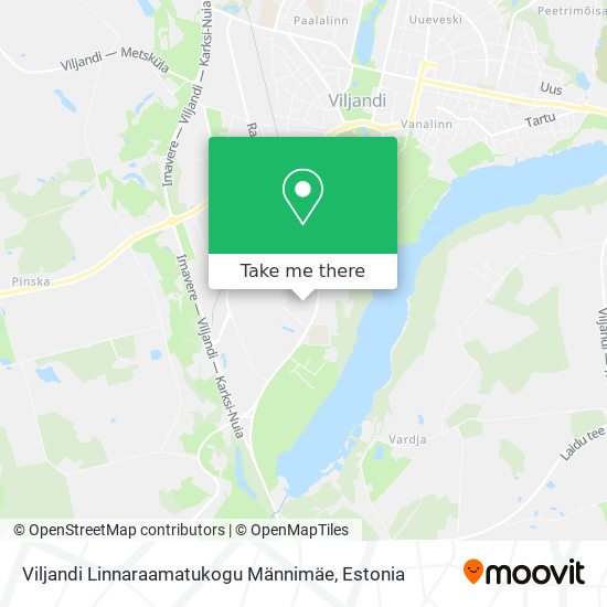 Viljandi Linnaraamatukogu Männimäe map