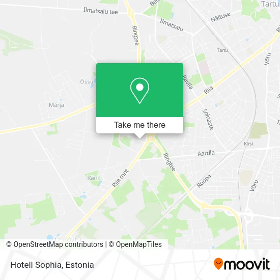 Hotell Sophia map