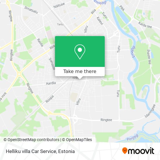 Helliku villa Car Service map