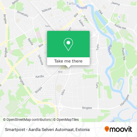 Карта Smartpost - Aardla Selveri Automaat