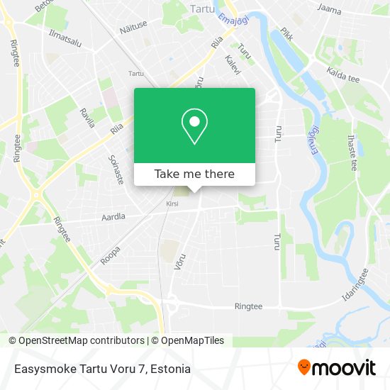 Easysmoke Tartu Voru 7 map