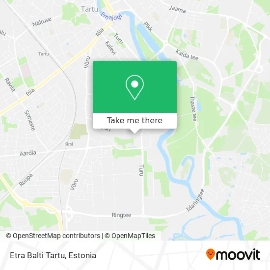 Карта Etra Balti Tartu