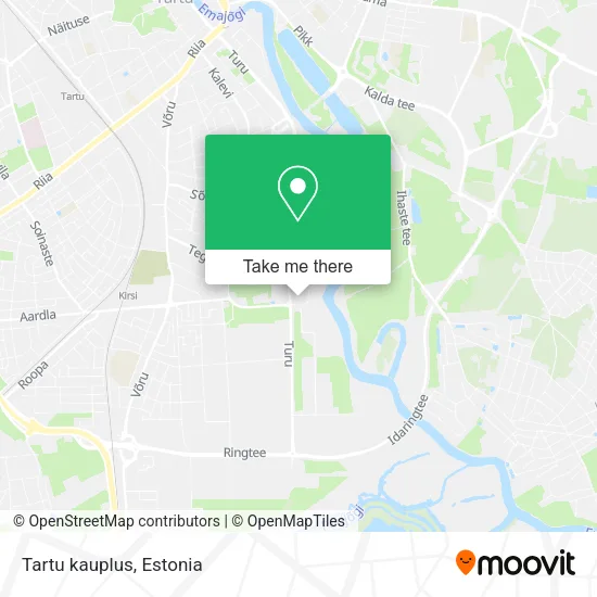 Карта Tartu kauplus