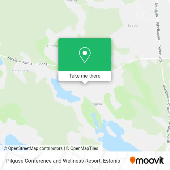 Карта Pilguse Conference and Wellness Resort