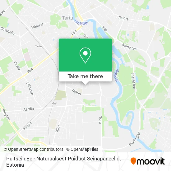 Карта Puitsein.Ee - Naturaalsest Puidust Seinapaneelid