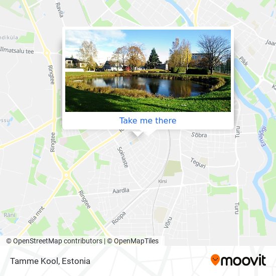 Tamme Kool map