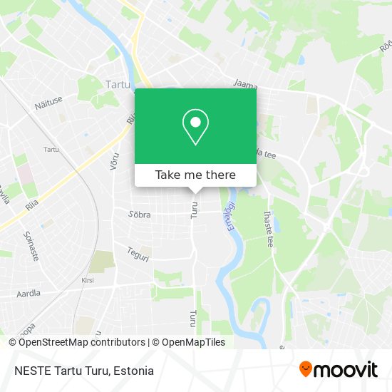 NESTE Tartu Turu map