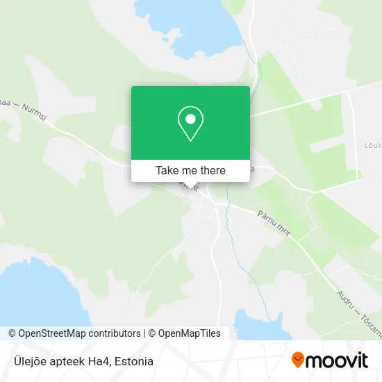 Карта Ülejõe apteek Ha4