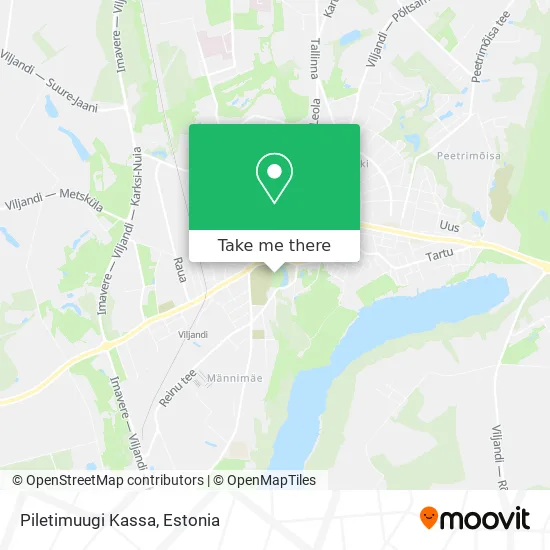 Карта Piletimuugi Kassa
