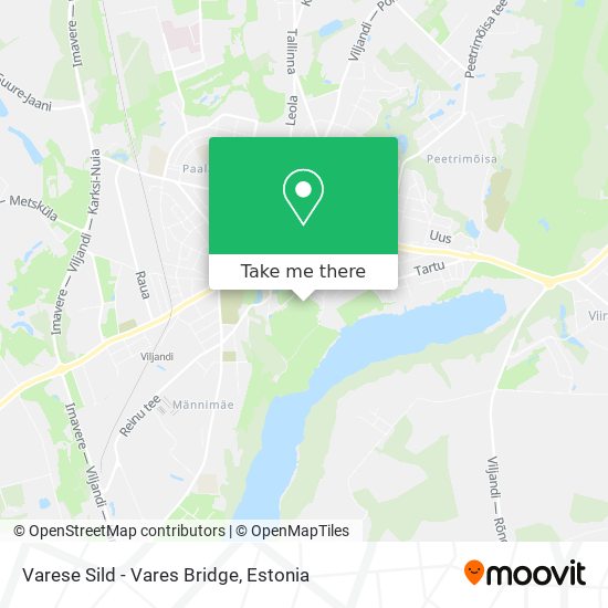 Varese Sild - Vares Bridge map