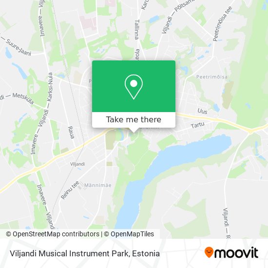 Viljandi Musical Instrument Park map