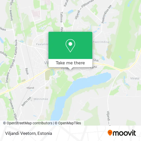 Карта Viljandi Veetorn