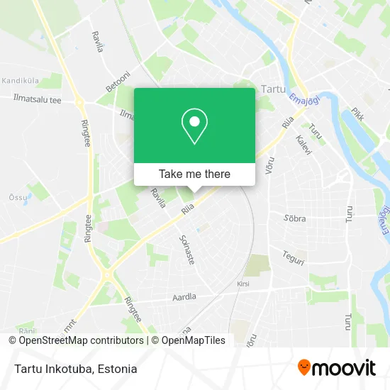 Карта Tartu Inkotuba