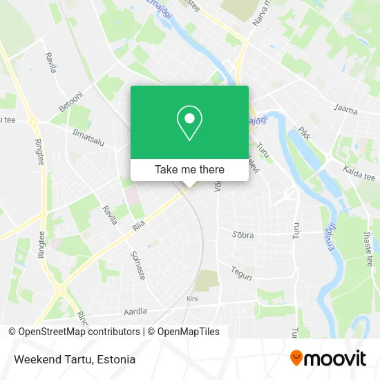Карта Weekend Tartu
