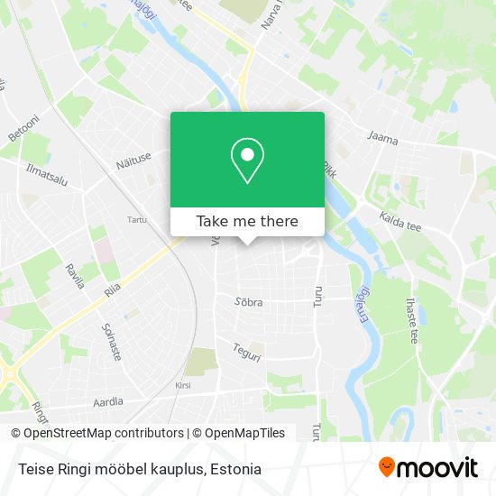 Карта Teise Ringi mööbel kauplus