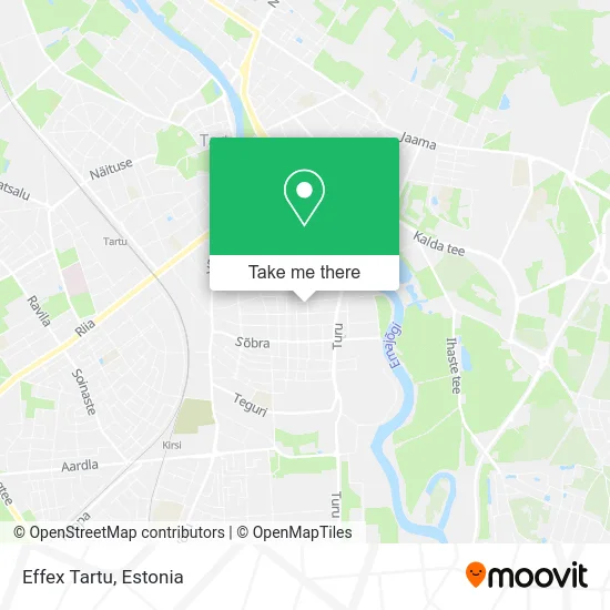 Карта Effex Tartu