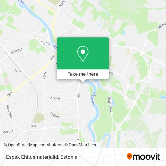 Карта Espak Ehitusmaterjalid