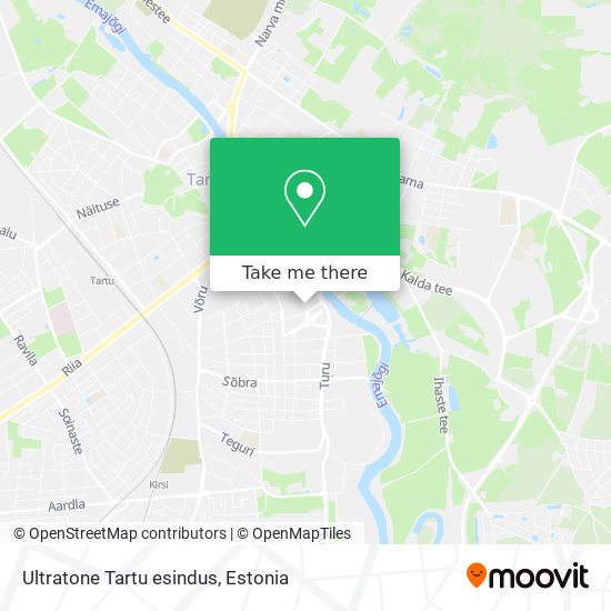 Карта Ultratone Tartu esindus