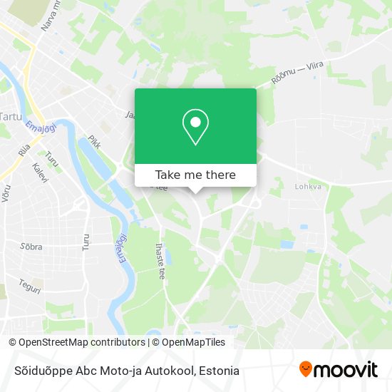 Sõiduõppe Abc Moto-ja Autokool map
