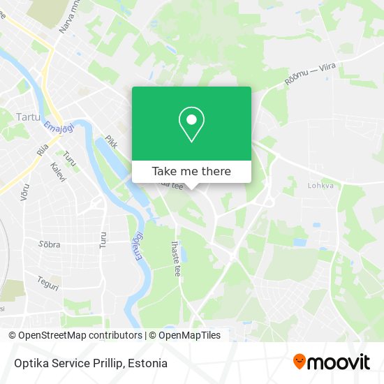 Optika Service Prillip map