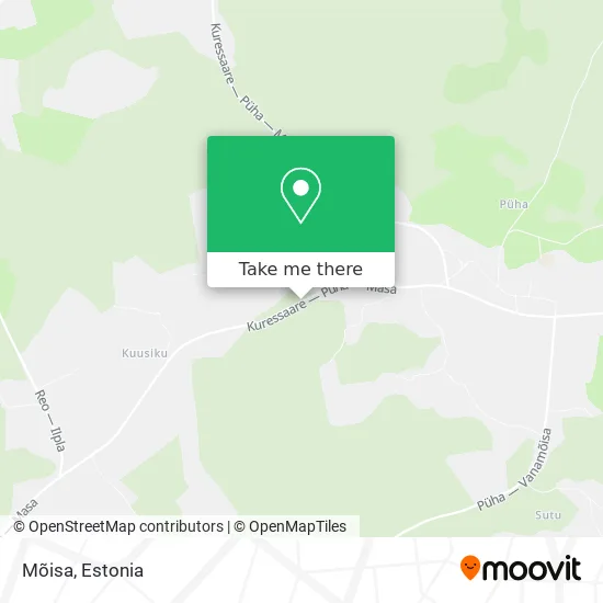 Карта Mõisa