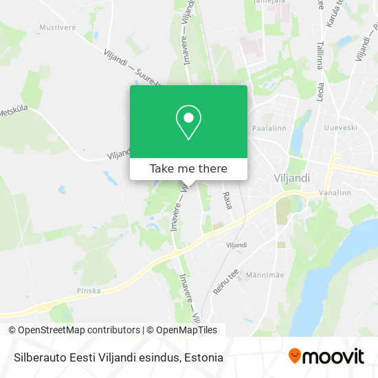 Карта Silberauto Eesti Viljandi esindus