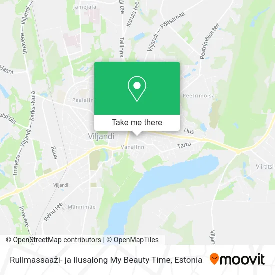 Карта Rullmassaaži- ja Ilusalong My Beauty Time
