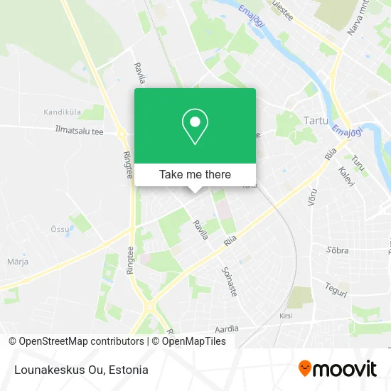 Карта Lounakeskus Ou