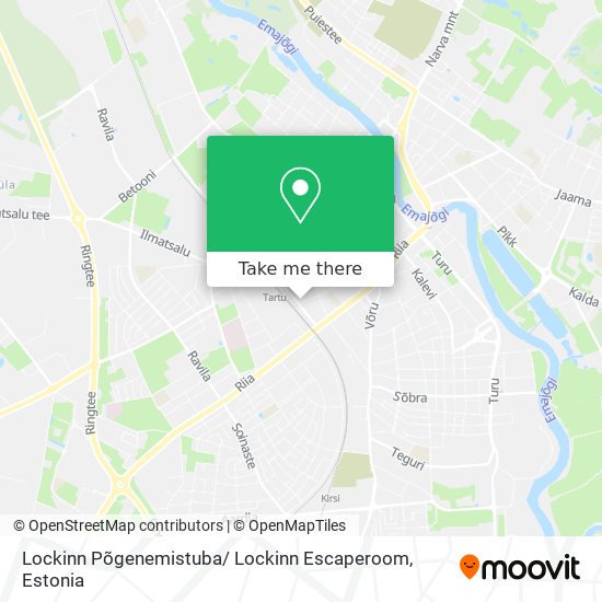 Карта Lockinn Põgenemistuba/ Lockinn Escaperoom