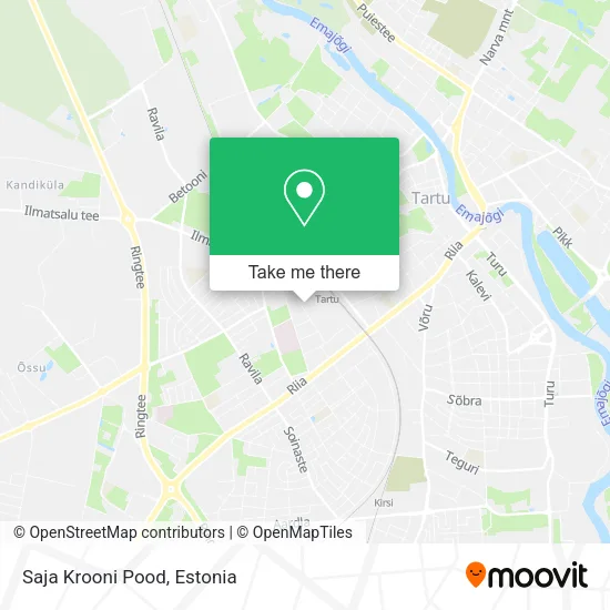 Saja Krooni Pood map