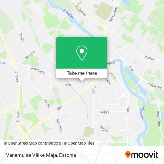 Vanemuise Väike Maja map